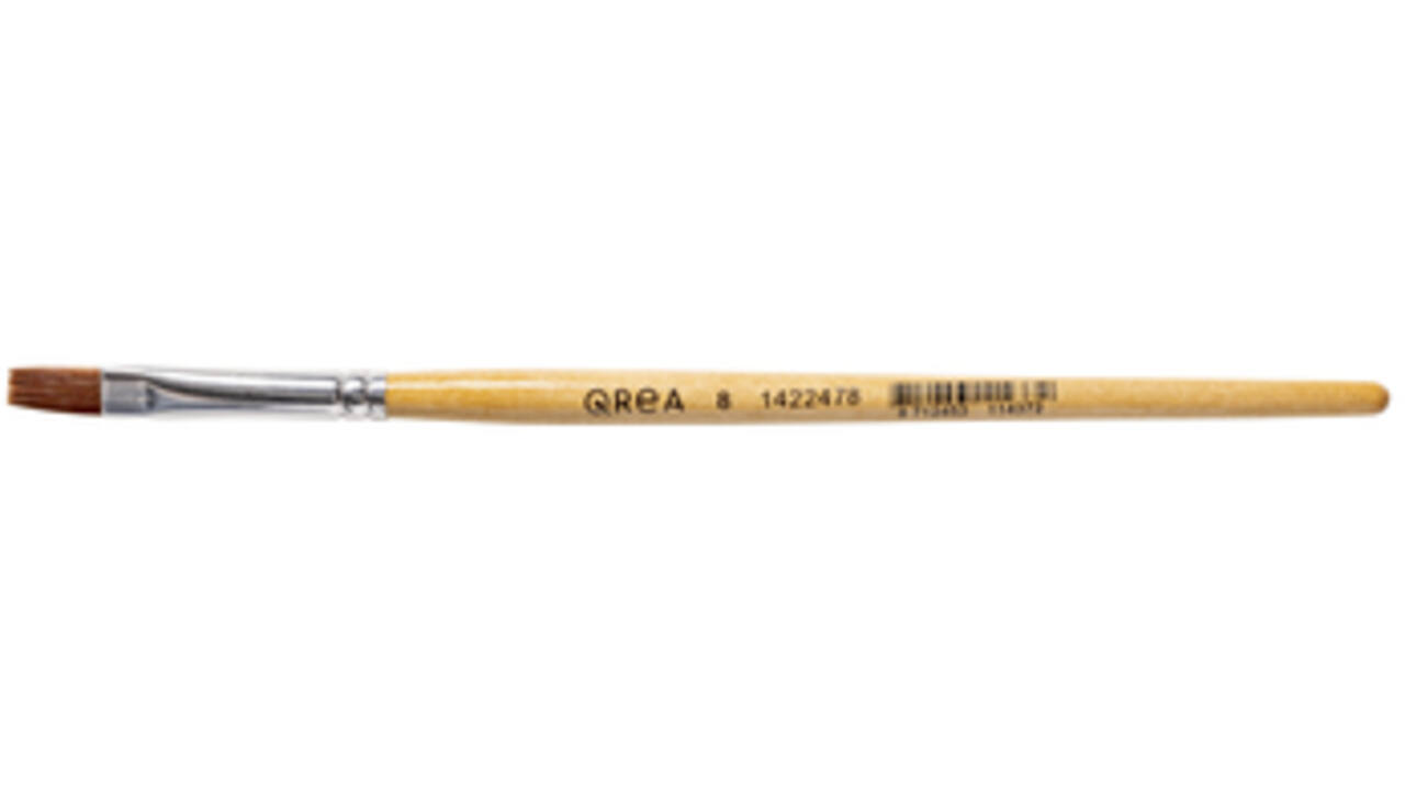 Kwast Qrea synthetisch haar nr 8 breedte 8,3mm