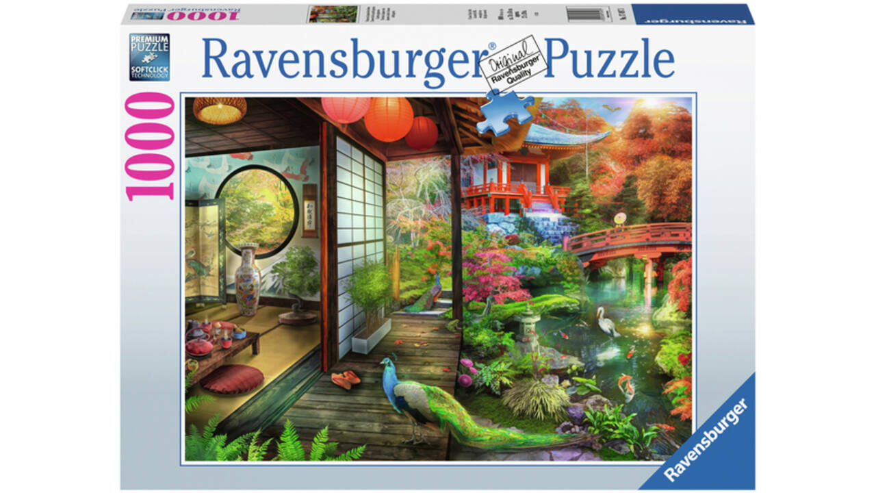 Puzzel Ravensburger Theehuis Japanse tuin 1000 stukjes