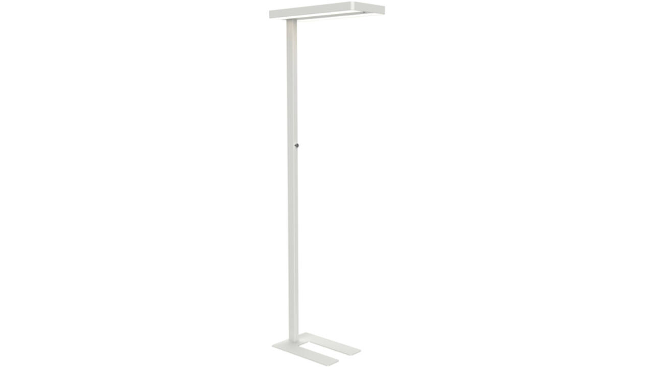 Vloerlamp MAUL Juvis LED beweging- daglichtsensor dimbaar hg 195cm wit
