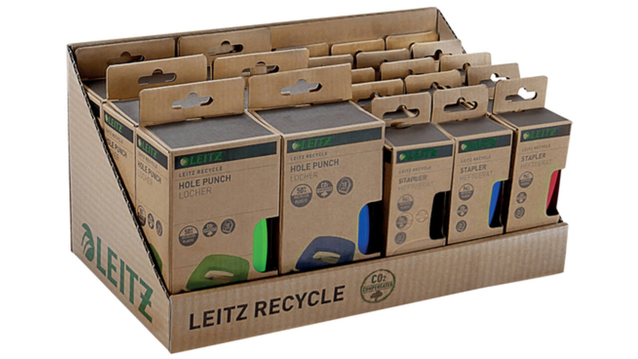 Display Leitz Recycle bureau-accessoires 21 stuks assorti
