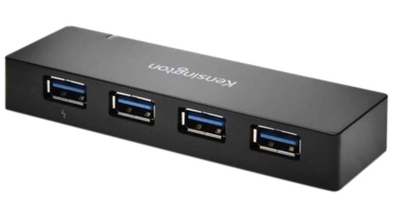 Hub Kensington USB 3.0 4-Poorten met oplader