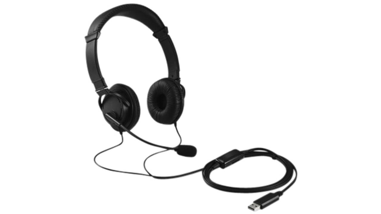 Hoofdtelefoon Kensigton USB-A met microfoon