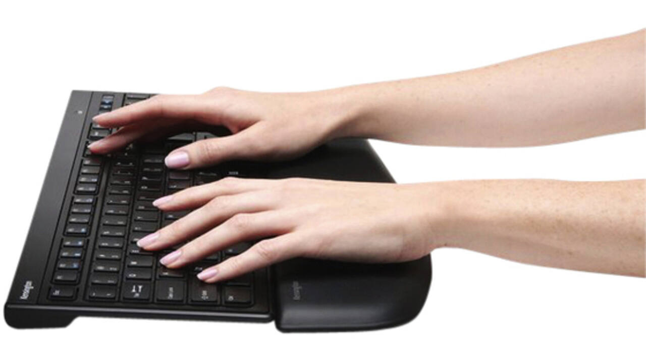 Polssteun Kensington ErgoSoft Dunne Toetsenbord zwart