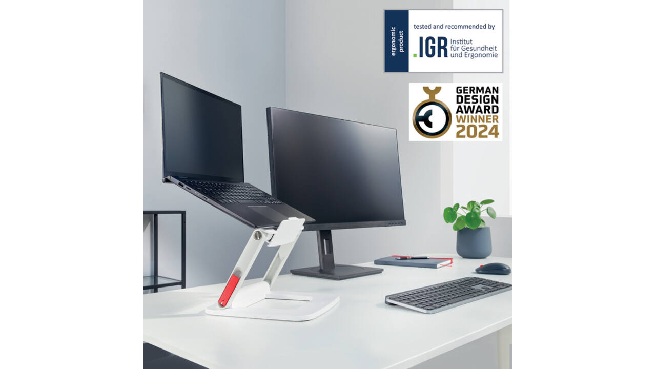 Laptopstandaard Leitz Ergo verstelbare multihoek