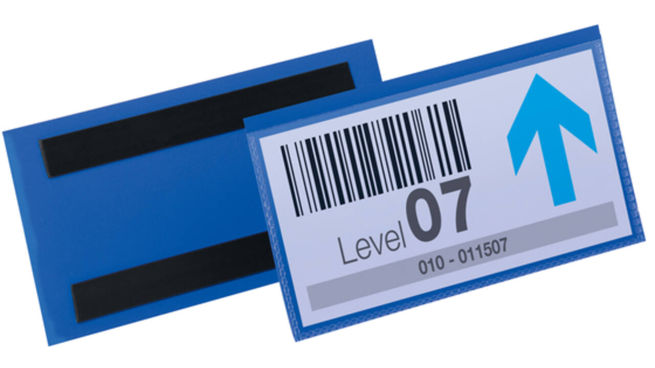 Documenthoes Durable magnetisch 150x67mm blauw