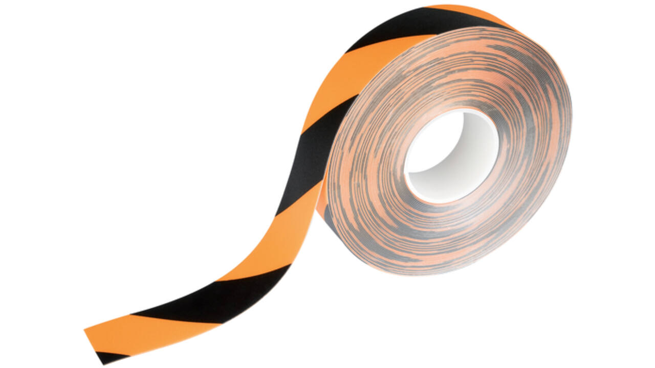 Vloermarkeringstape DURALINE 50mmx30m geel-zwart