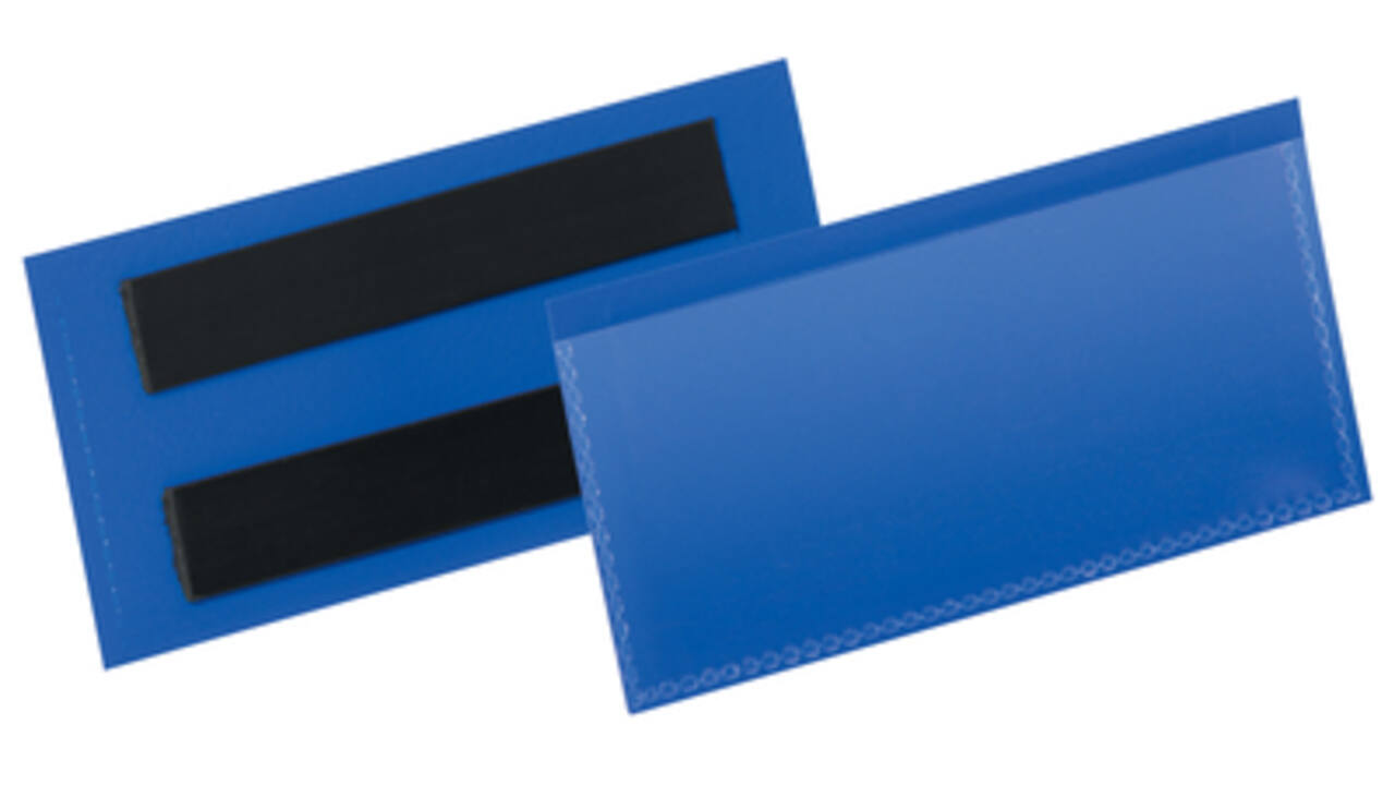 Documenthoes Durable magnetisch 100x38mm blauw