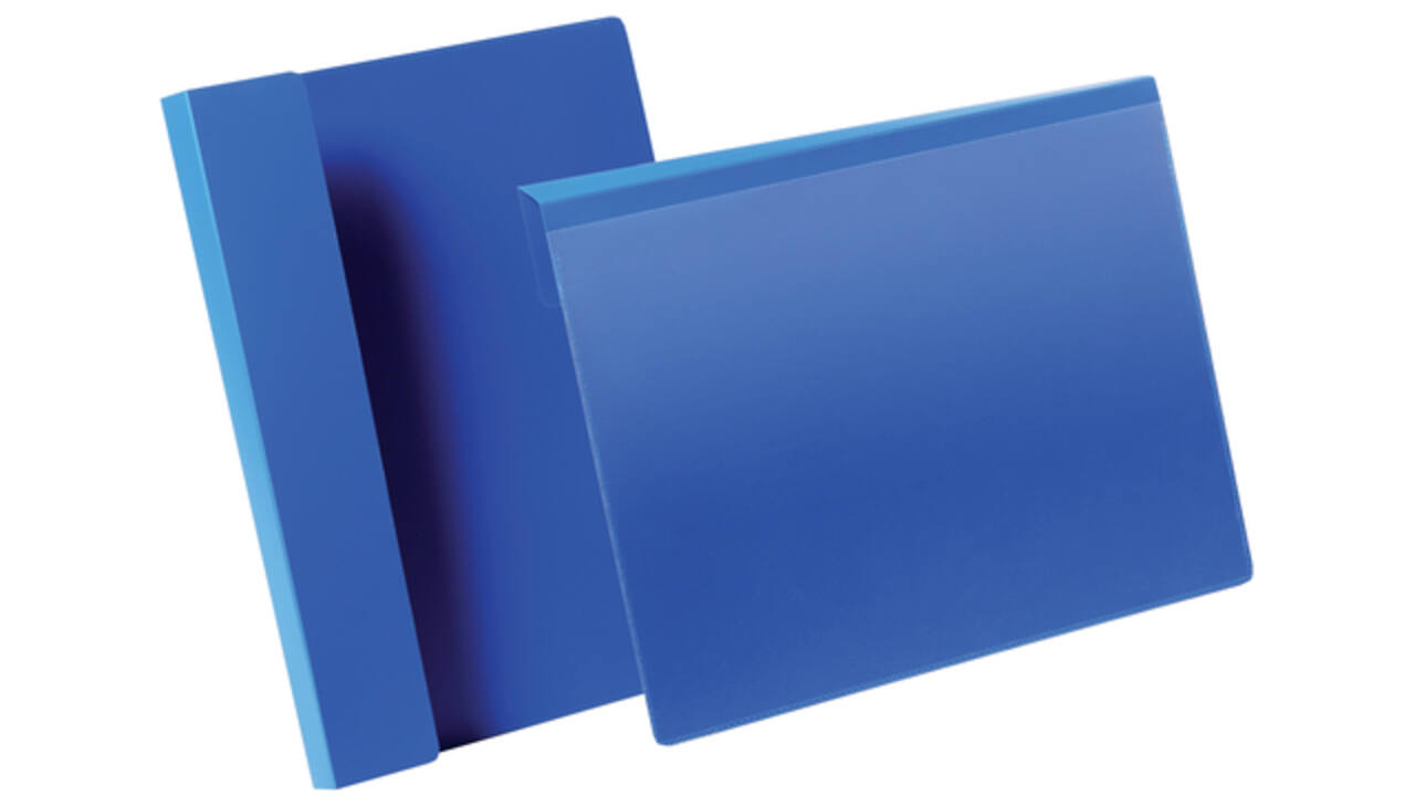 Documenthoes Durable met vouw A5 liggend blauw