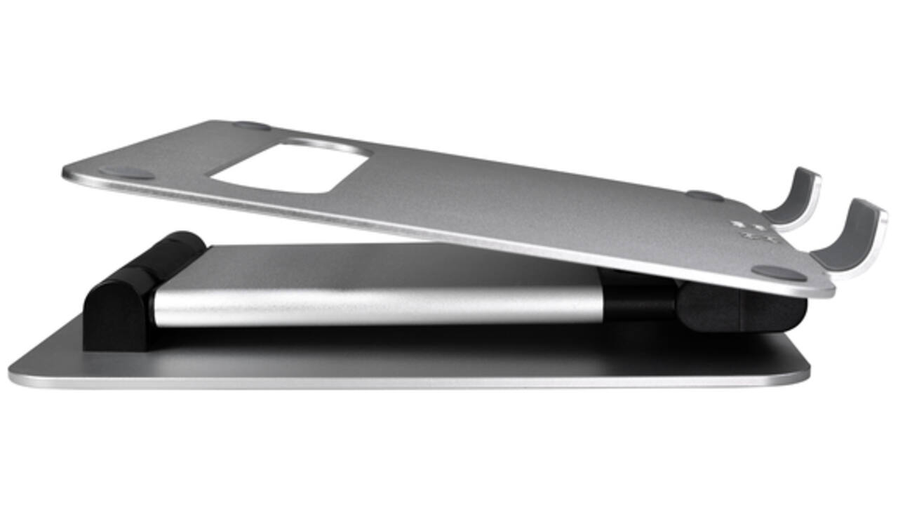 Laptopstandaard Ergofy Tall zilver
