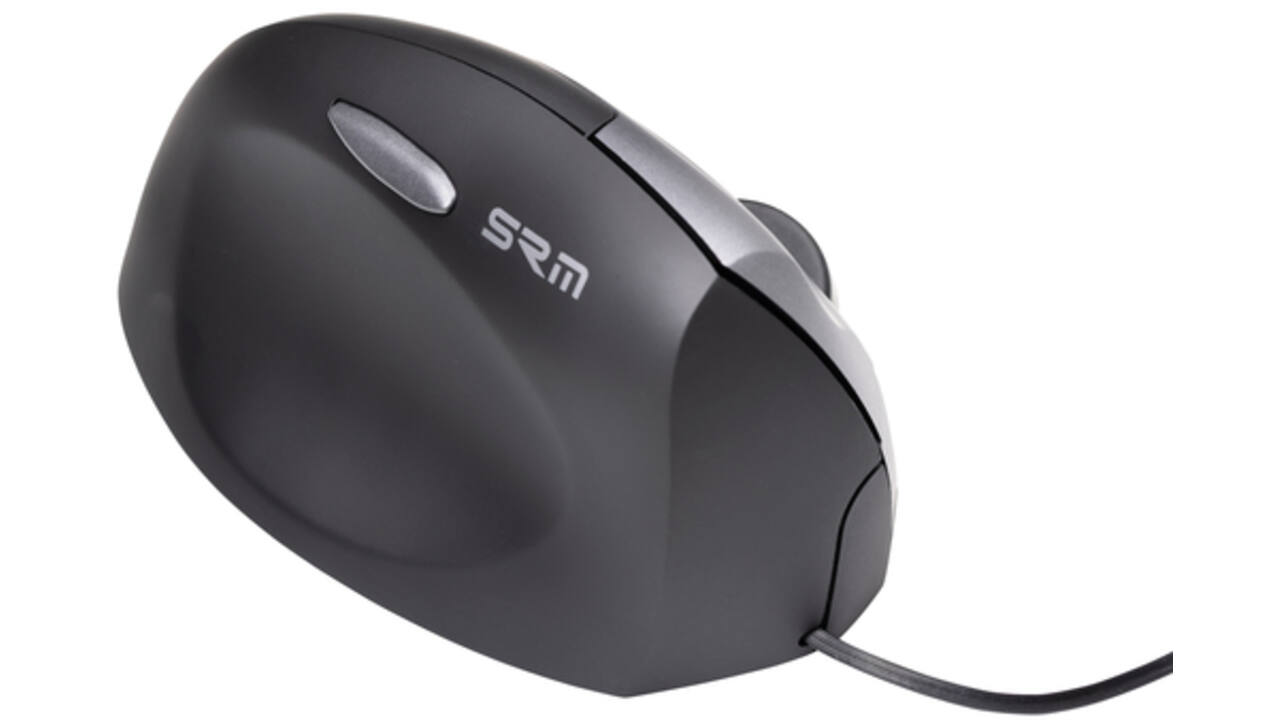 Muis Ergofy SRM VS4 links draad zilver zwart