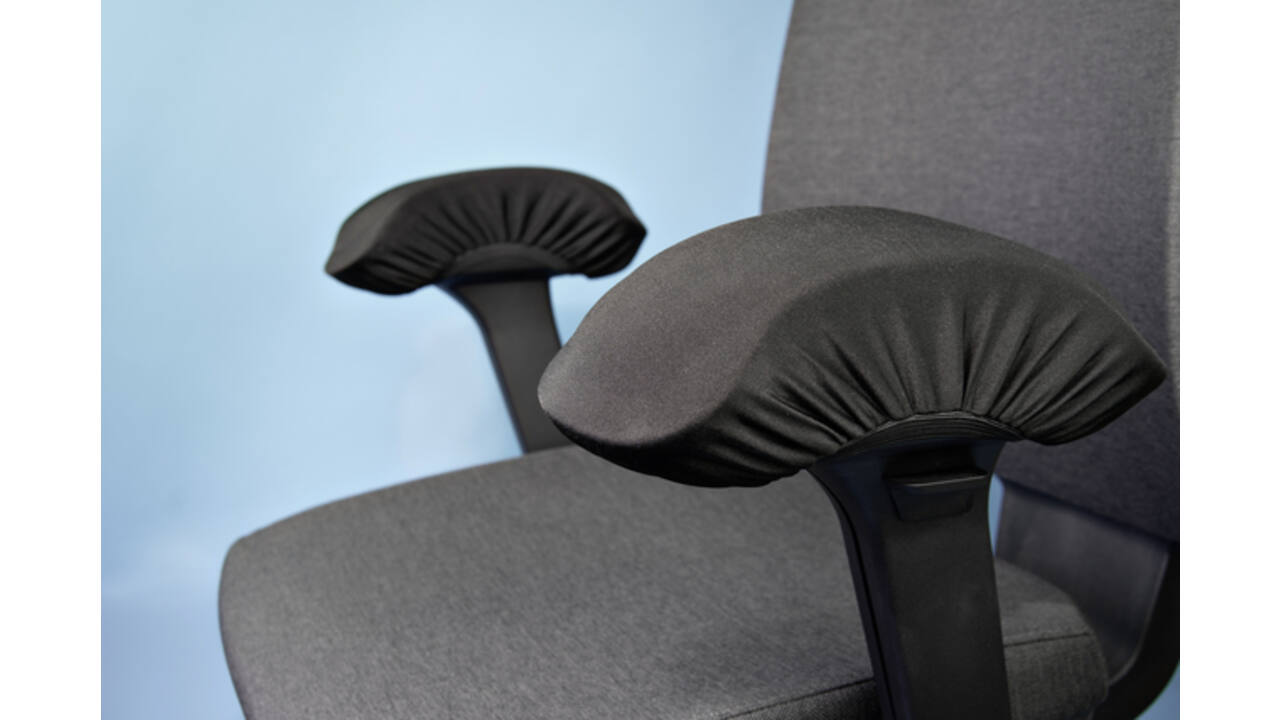 Elleboog arm ondersteuning ErgoLine set zwart
