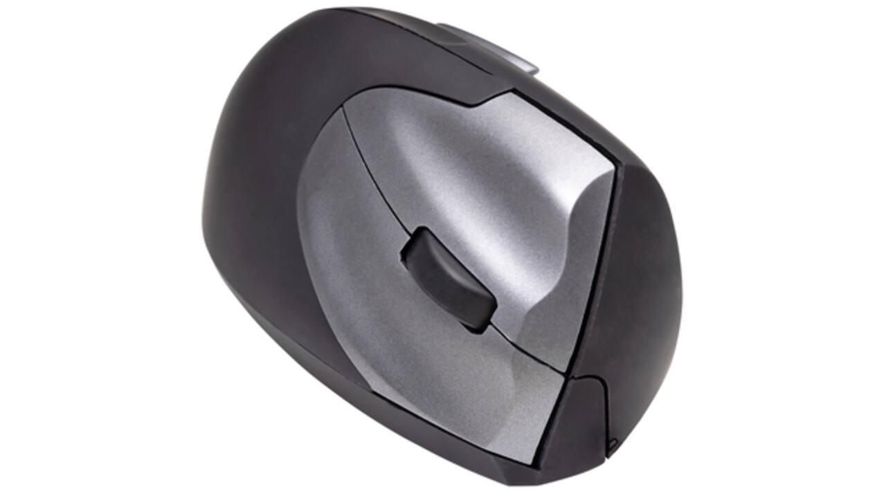 Muis Ergofy SRM VS4 rechts draadloos zilver zwart