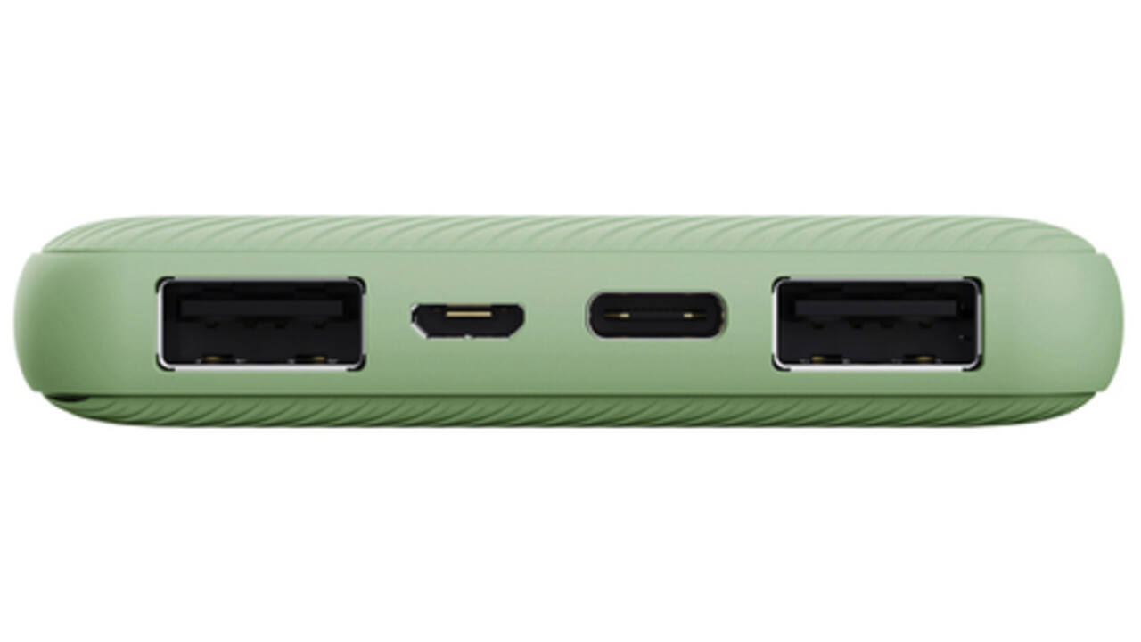 Powerbank Trust Primo 10.000 mAh eco groen