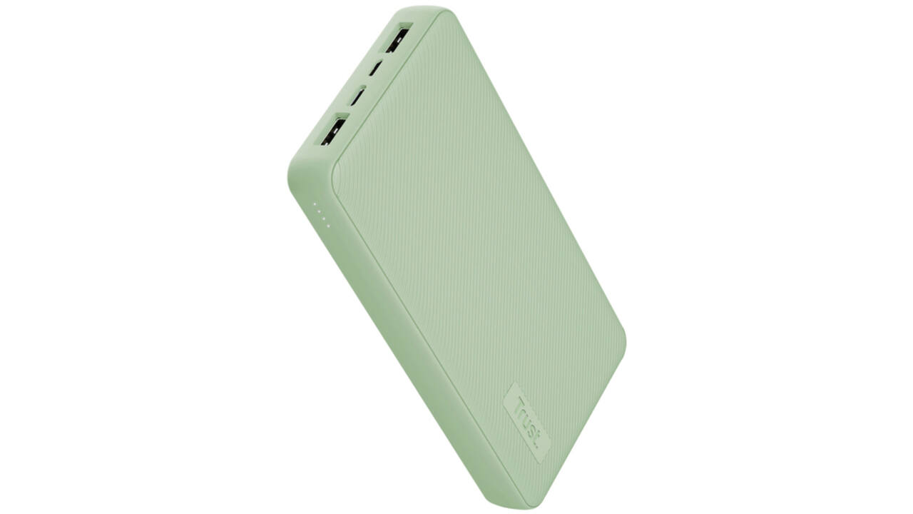 Powerbank Trust Primo 20.000 mAh eco groen