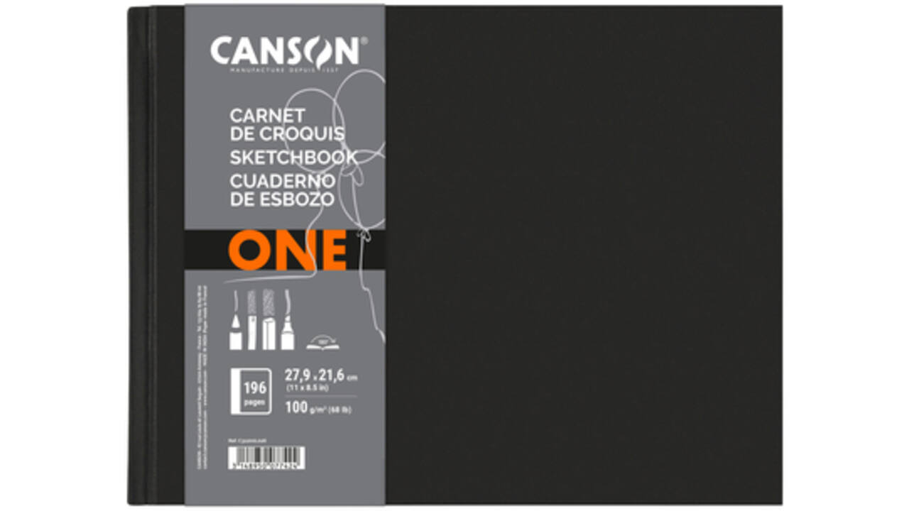 Tekenboek Canson Art Book One 27.9x21.6cm 100gr 80vel hardcover