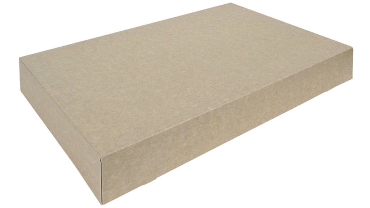 Cateringdoos IEZZY 55cm plasticvrij bruin 10 stuks