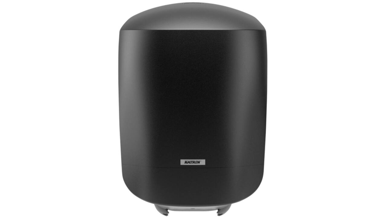 Poetsroldispenser Katrin centerfeed M zwart 82254