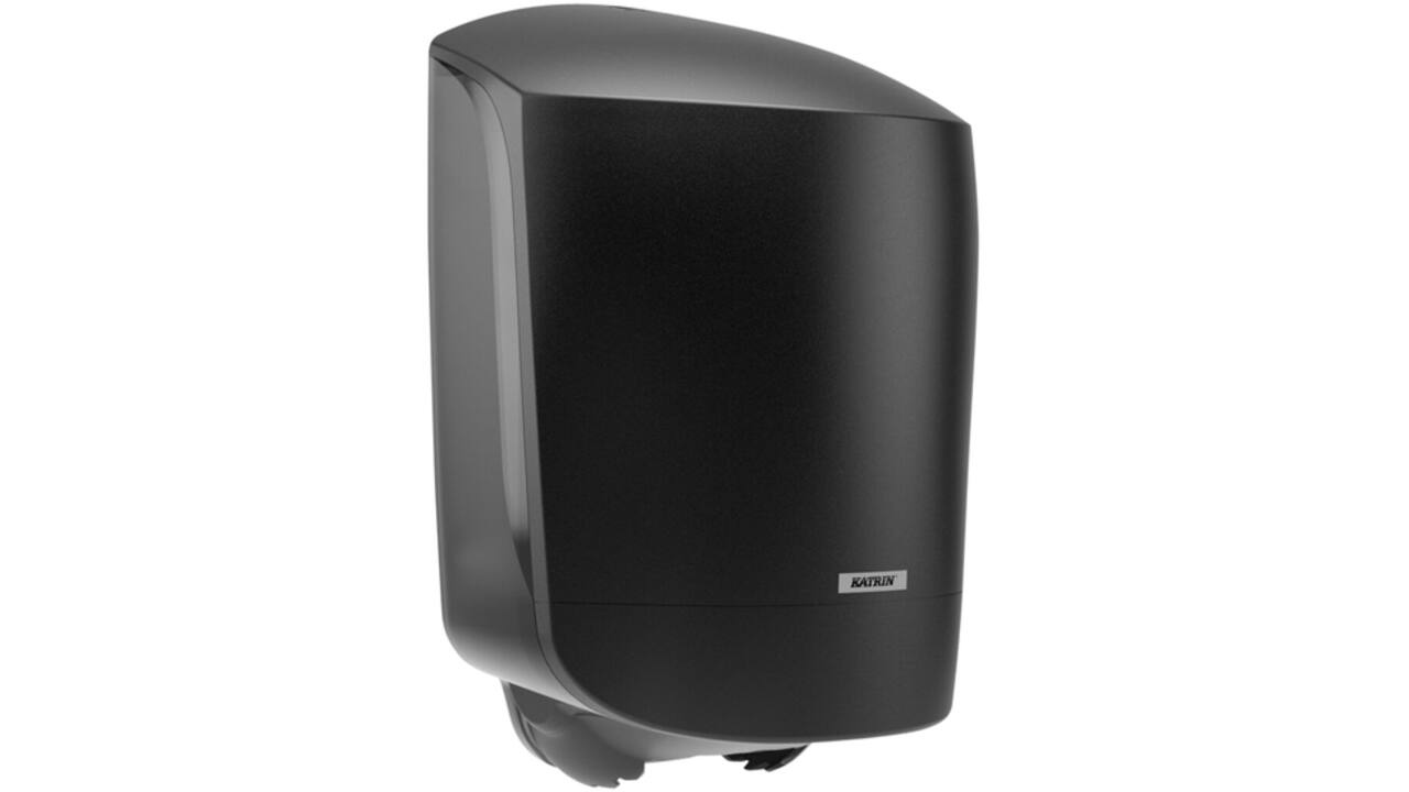 Poetsroldispenser Katrin centerfeed M zwart 82254