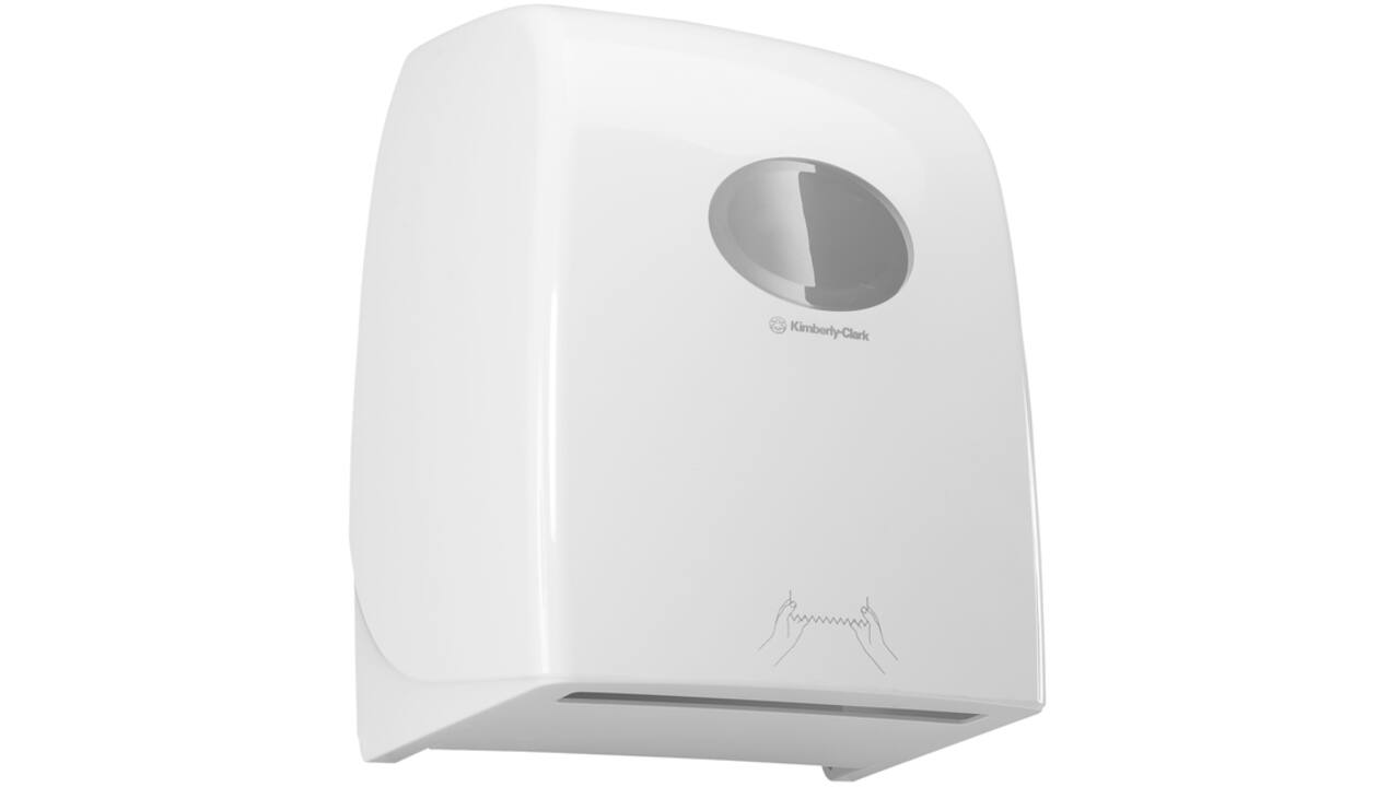 Handdoekroldispenser Aquarius wit 6959