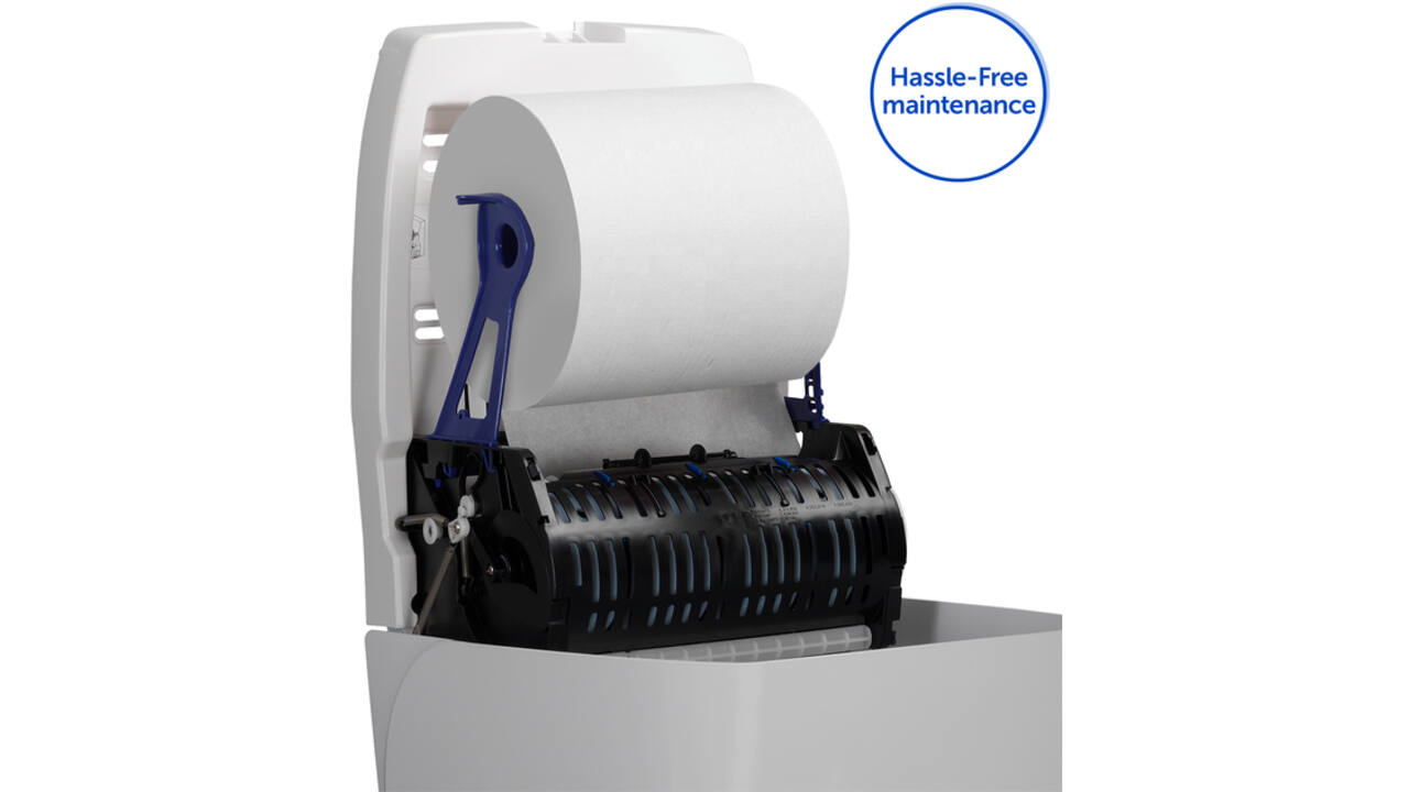 Handdoekroldispenser Aquarius wit 6959