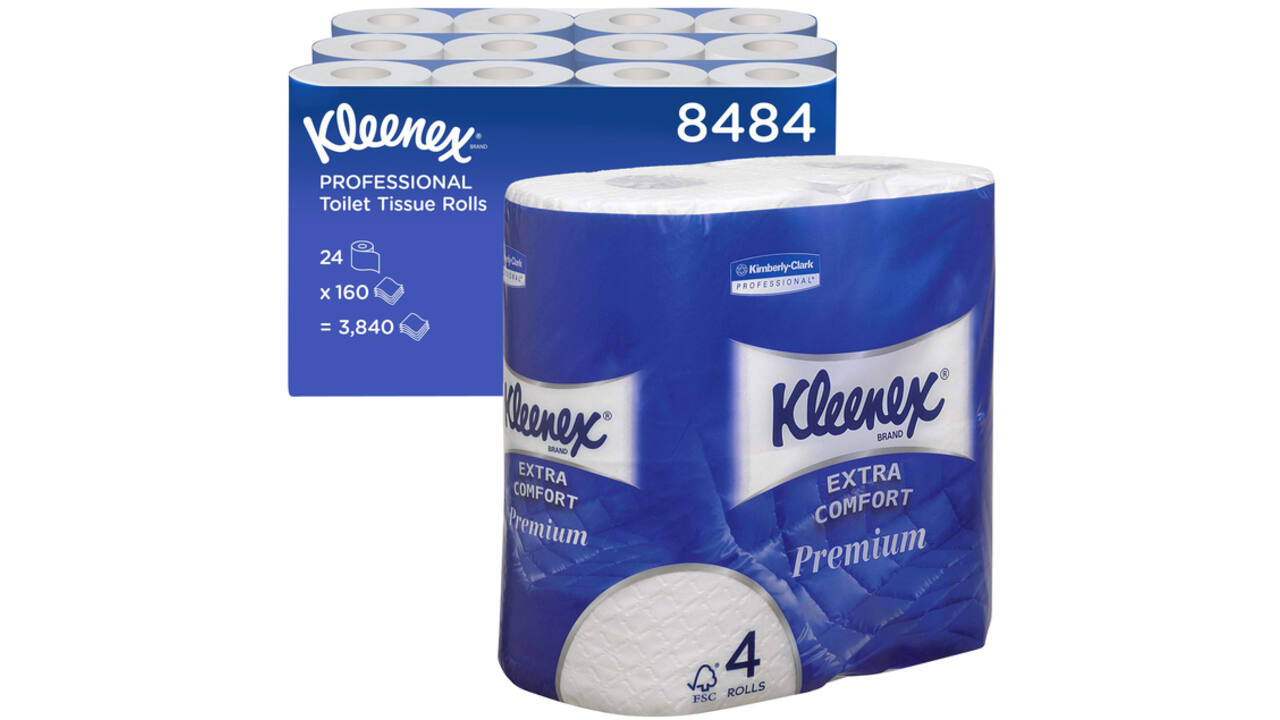 Toiletpapier Kleenex 4-laags 160vel wit 8484