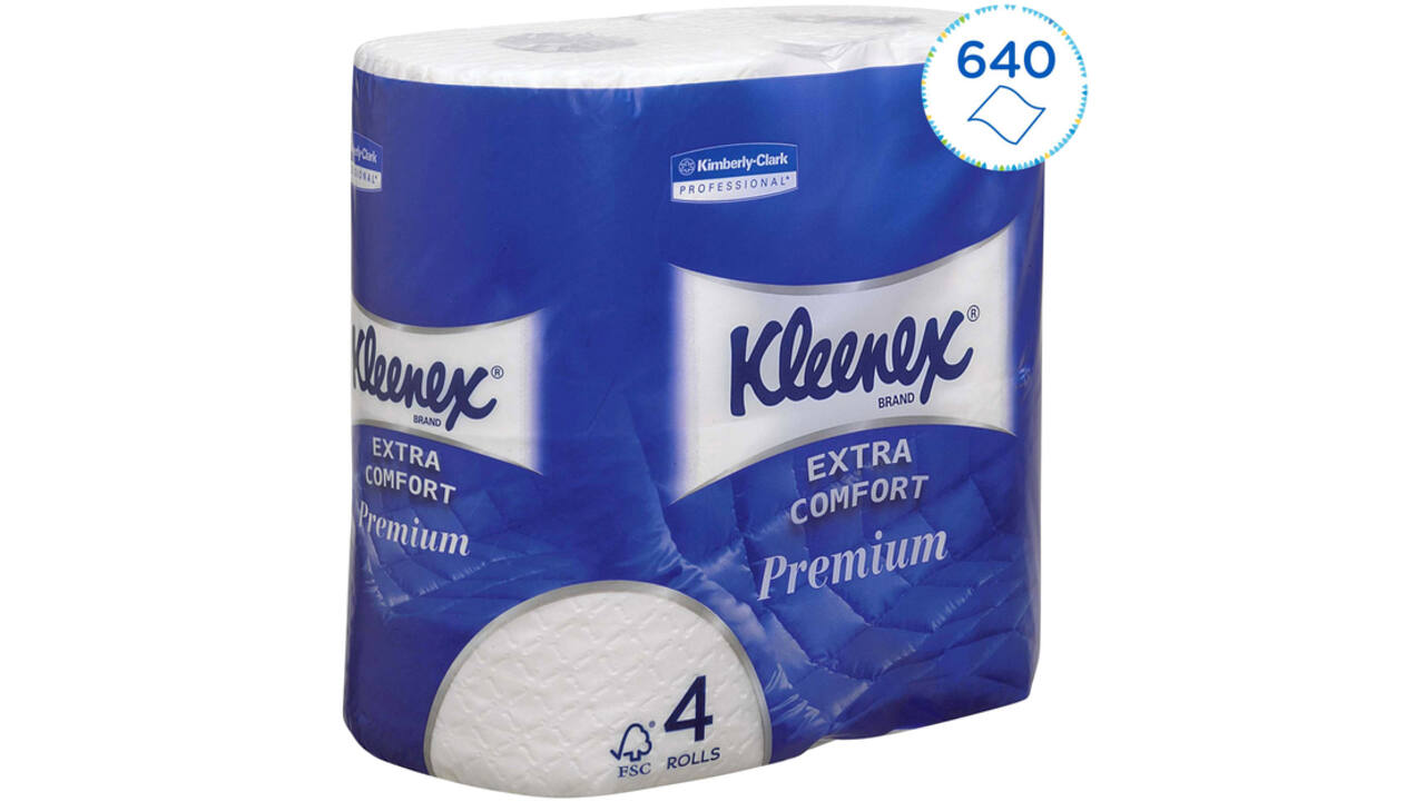 Toiletpapier Kleenex 4-laags 160vel wit 8484