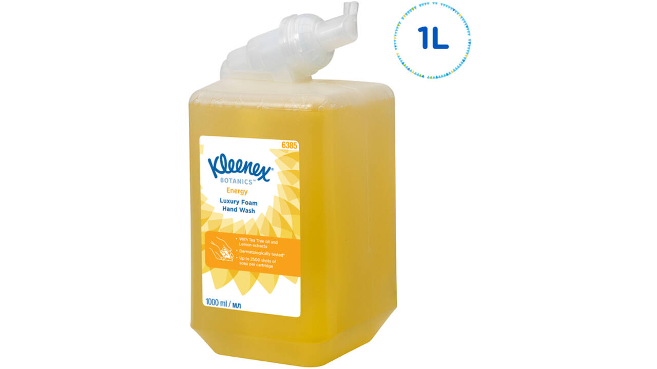 Handzeep Kleenex Botanics Energy schuim luxe 1000ml 6385