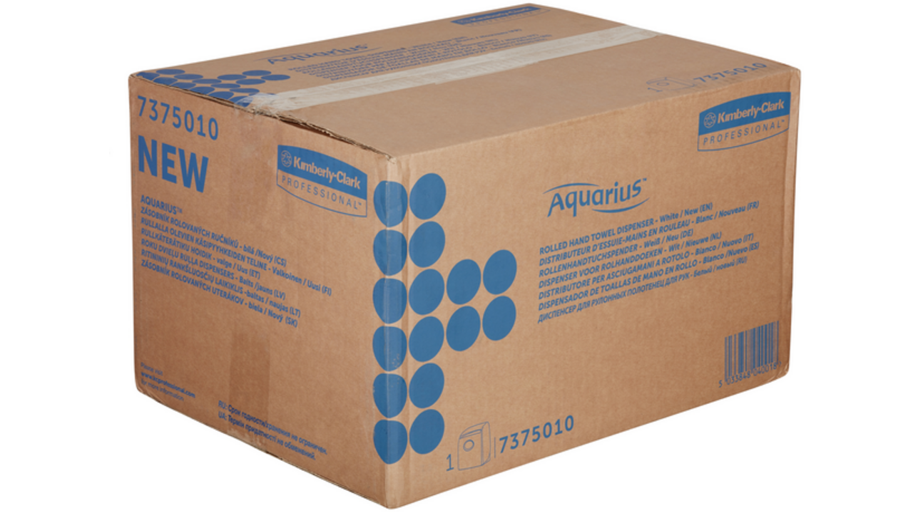 Handdoekroldispenser Aquarius wit 7375