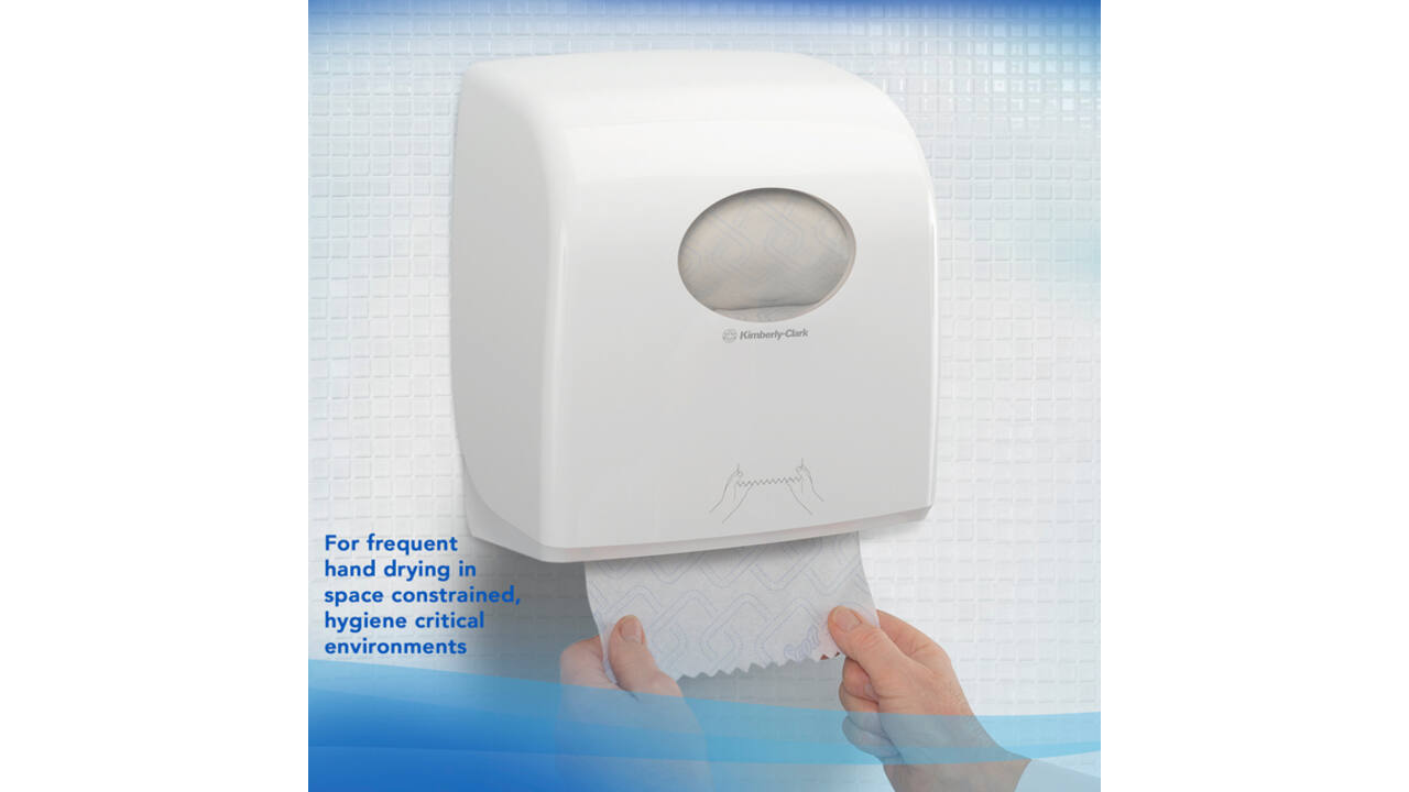 Handdoekrol Scott Slimroll 1-laags 165m wit 6623