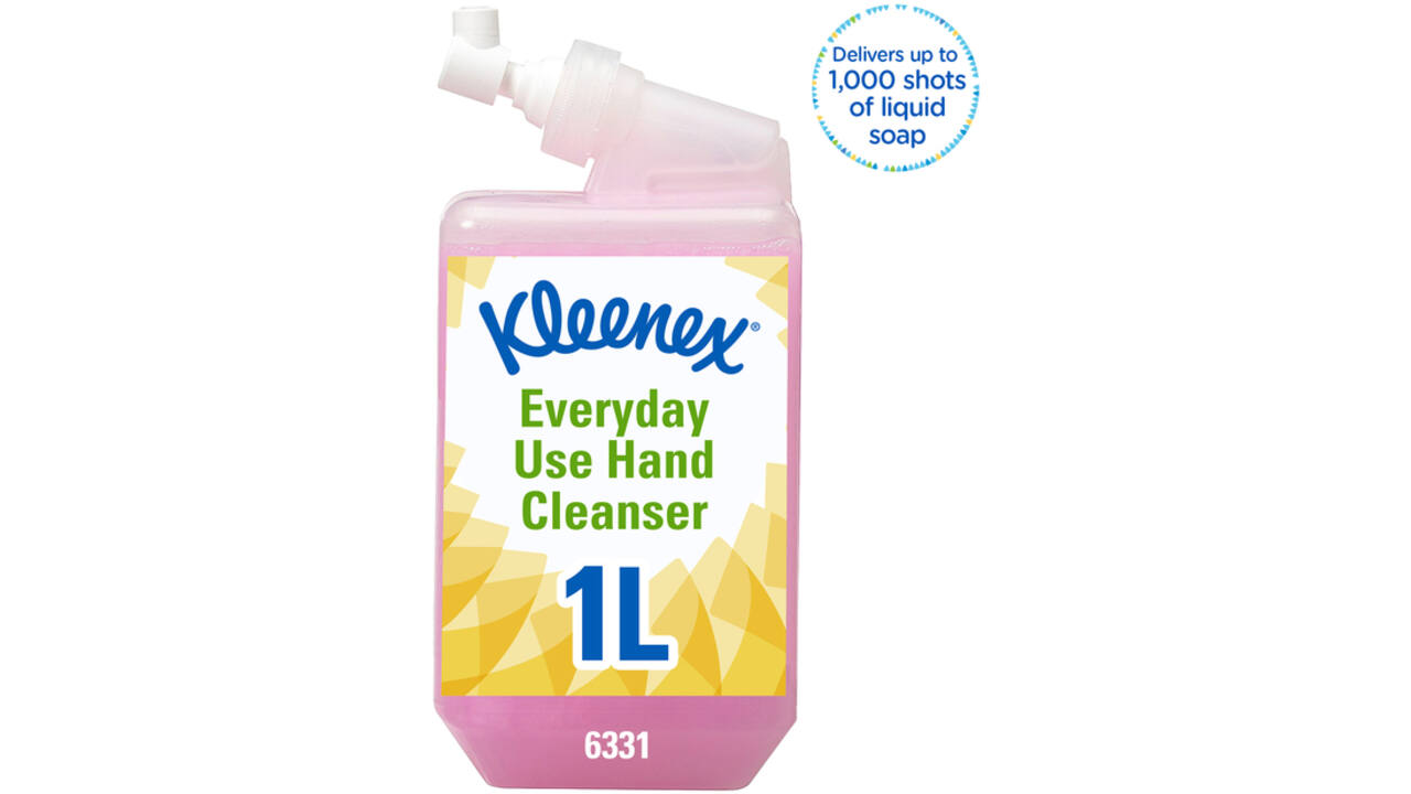 Handzeep Kleenex dagelijk gebruik roze 1000ml 6331