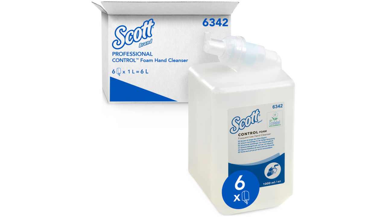 Handzeep Scott Control foam frequent gebruik 1000ml 6342