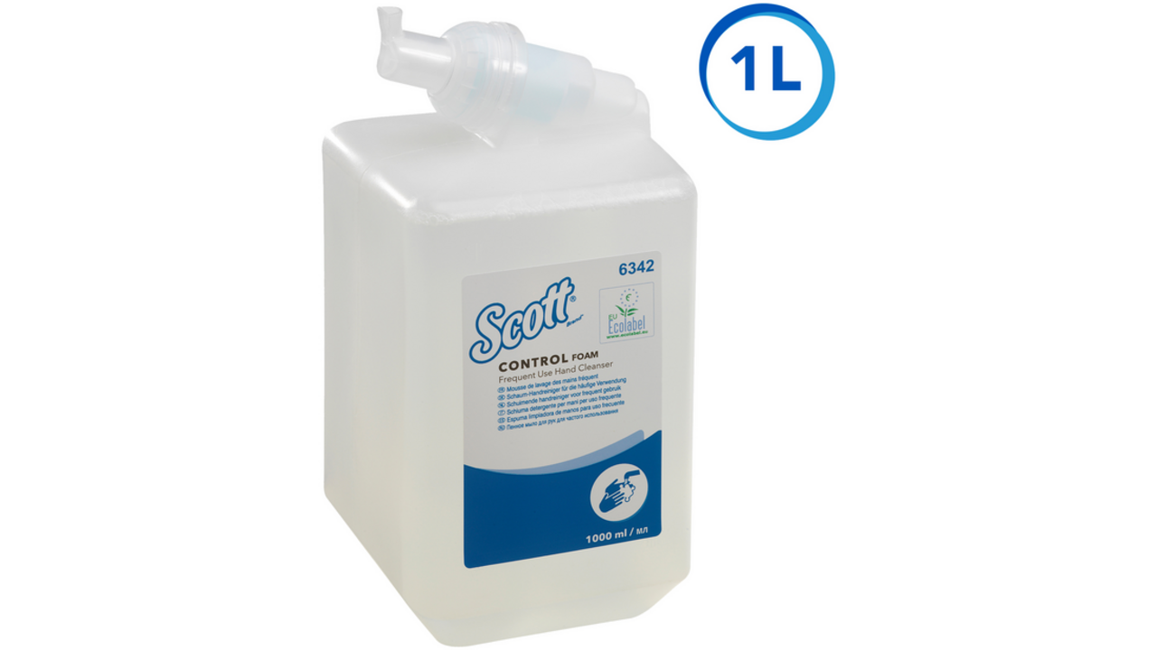 Handzeep Scott Control foam frequent gebruik 1000ml 6342