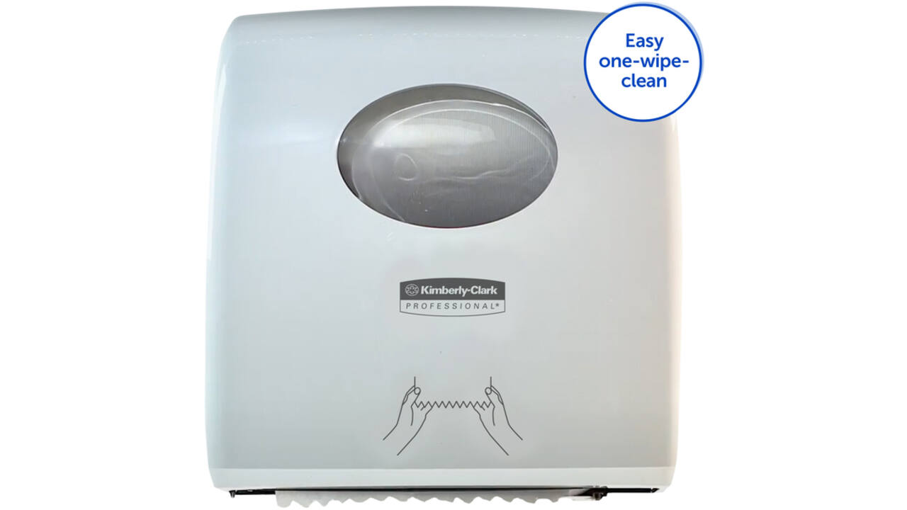 Handdoekroldispenser Aquarius Slimroll wit 7955