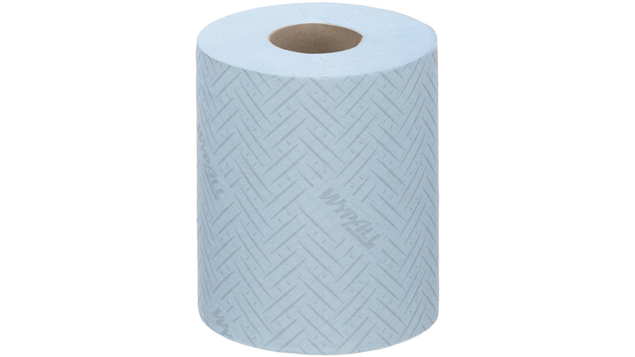 Poetspapier WypAll L10 GeneralClean 1-laags 280 vel blauw 6220