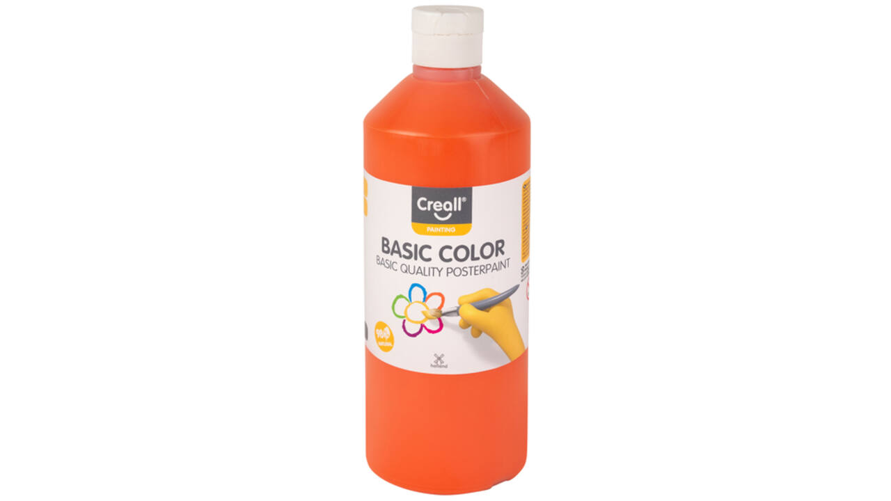 Plakkaatverf Creall basic oranje 500ml