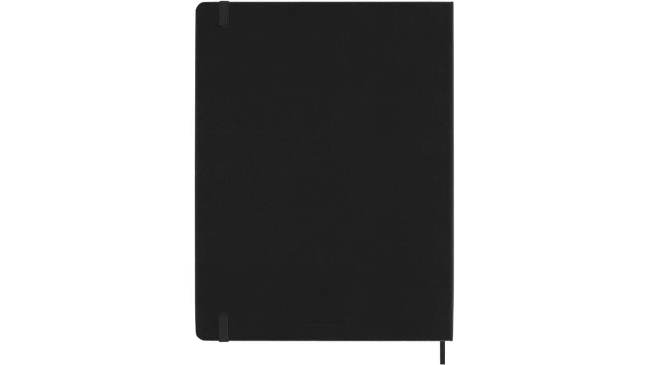 Notitieboek Moleskine XL 190x250mm lijn hard cover zwart