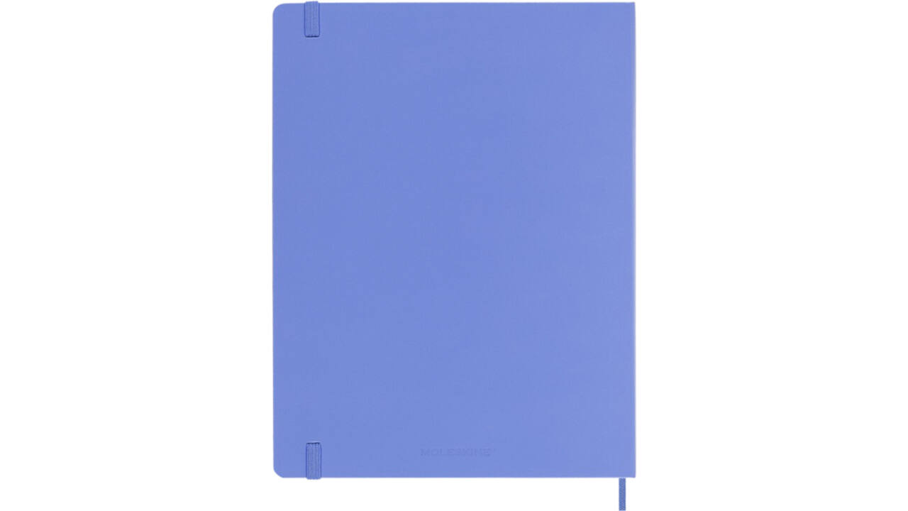 Notitieboek Moleskine XL 190x250mm lijn hard cover hydrangea blue