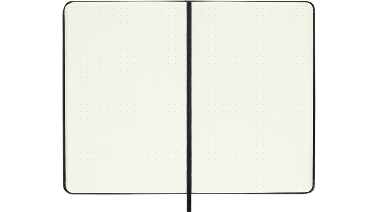 Notitieboek Moleskine pocket 90x140mm dots hard cover zwart
