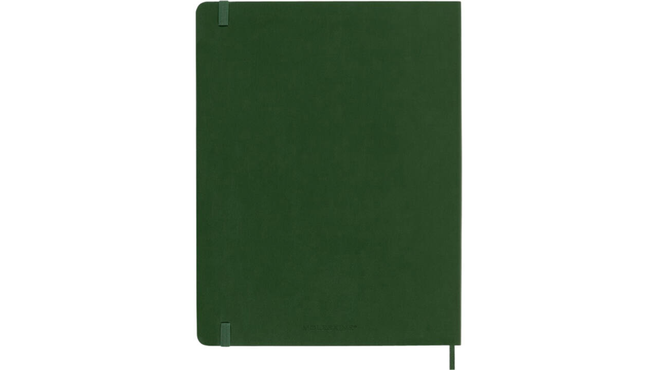 Notitieboek Moleskine XL 190x250mm lijn soft cover myrtle green