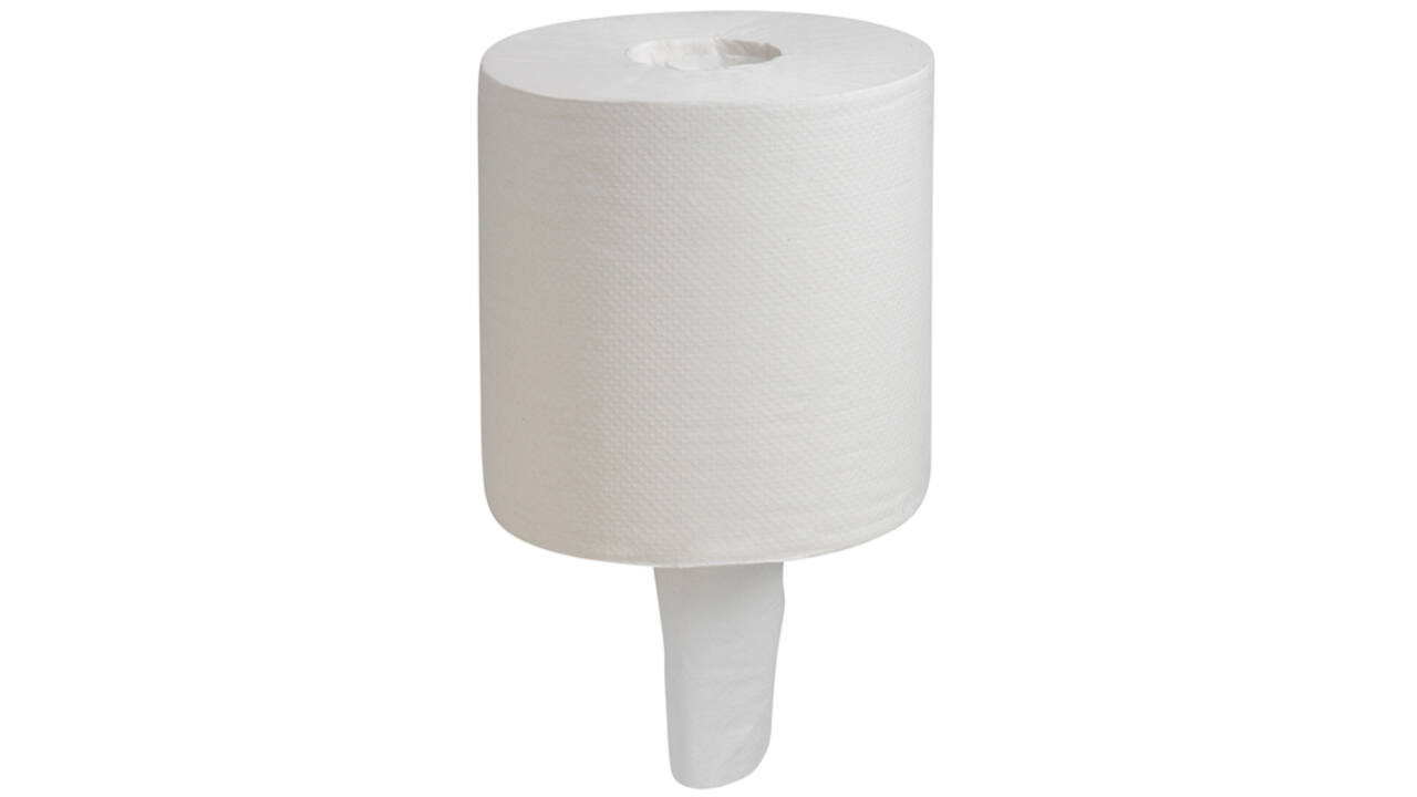 Poetsrol WypAll L10 essential 1-laags 300m wit 7276