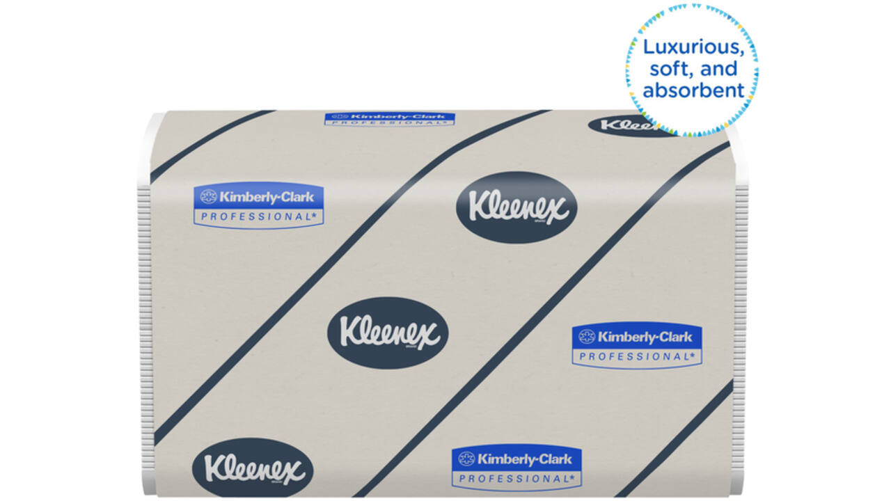 Handdoek Kleenex Ultra i-vouw 2-laags 21,5x41,5cm 30x94stuks wit 6772