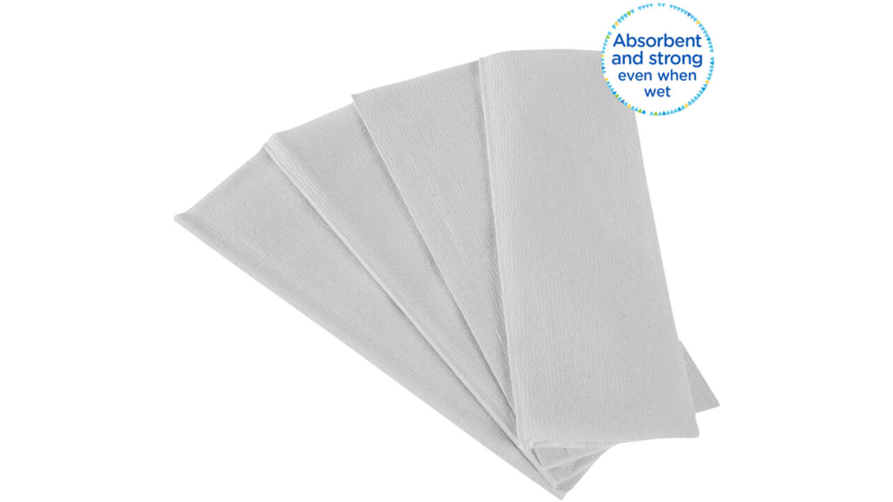 Handdoek Kleenex Ultra i-vouw 2-laags 21,5x41,5cm 30x94stuks wit 6772
