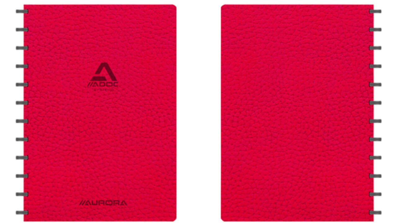 Schrift Adoc Business A4 lijn 144 pagina's 90gr rood