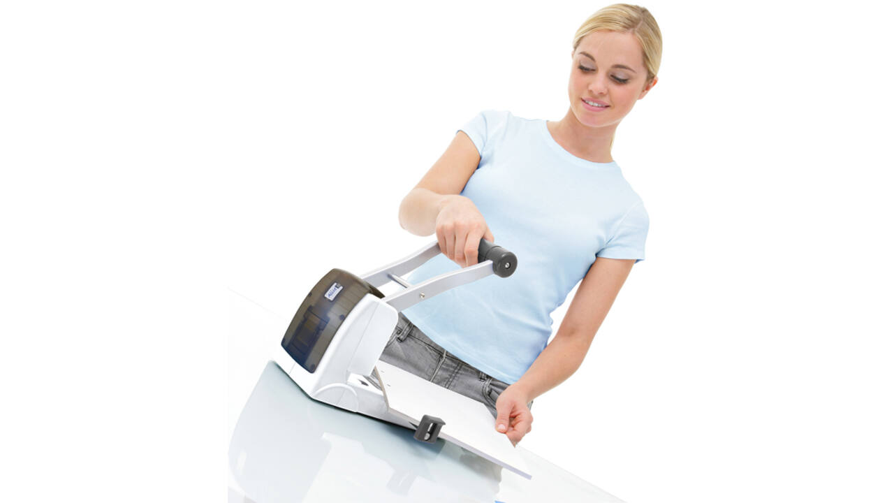 Perforator Rapesco Germ-Savvy antibacterieel 2-gaats heavy duty wit