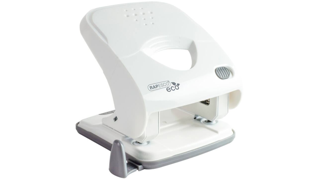 Perforator Rapesco Germ-Savvy antibacterieel 2-gaats wit