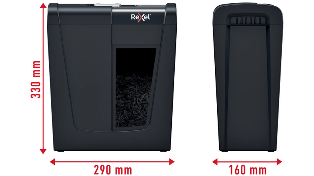Papiervernietiger Rexel Secure S5 stroken 6mm