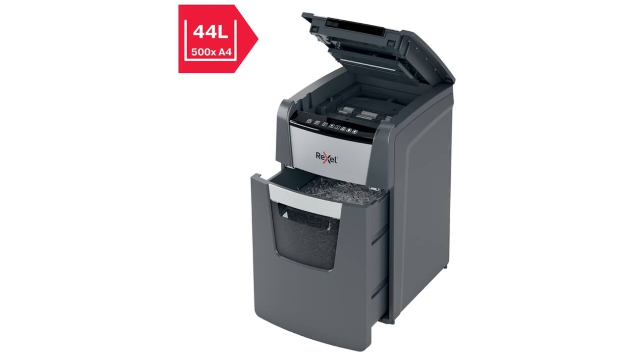 Papiervernietiger Rexel Optimum Auto+ 130M snippers 2x15mm