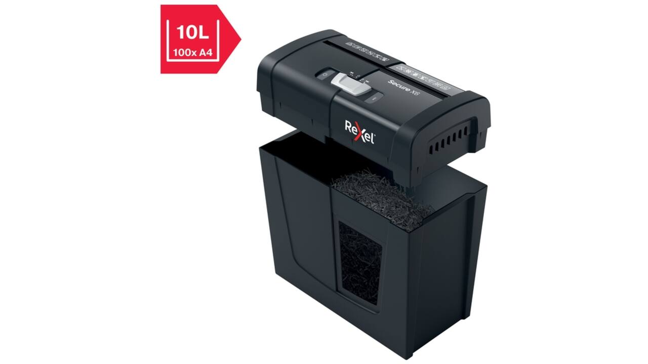 Papiervernietiger Rexel Secure X6 snippers 4x40mm