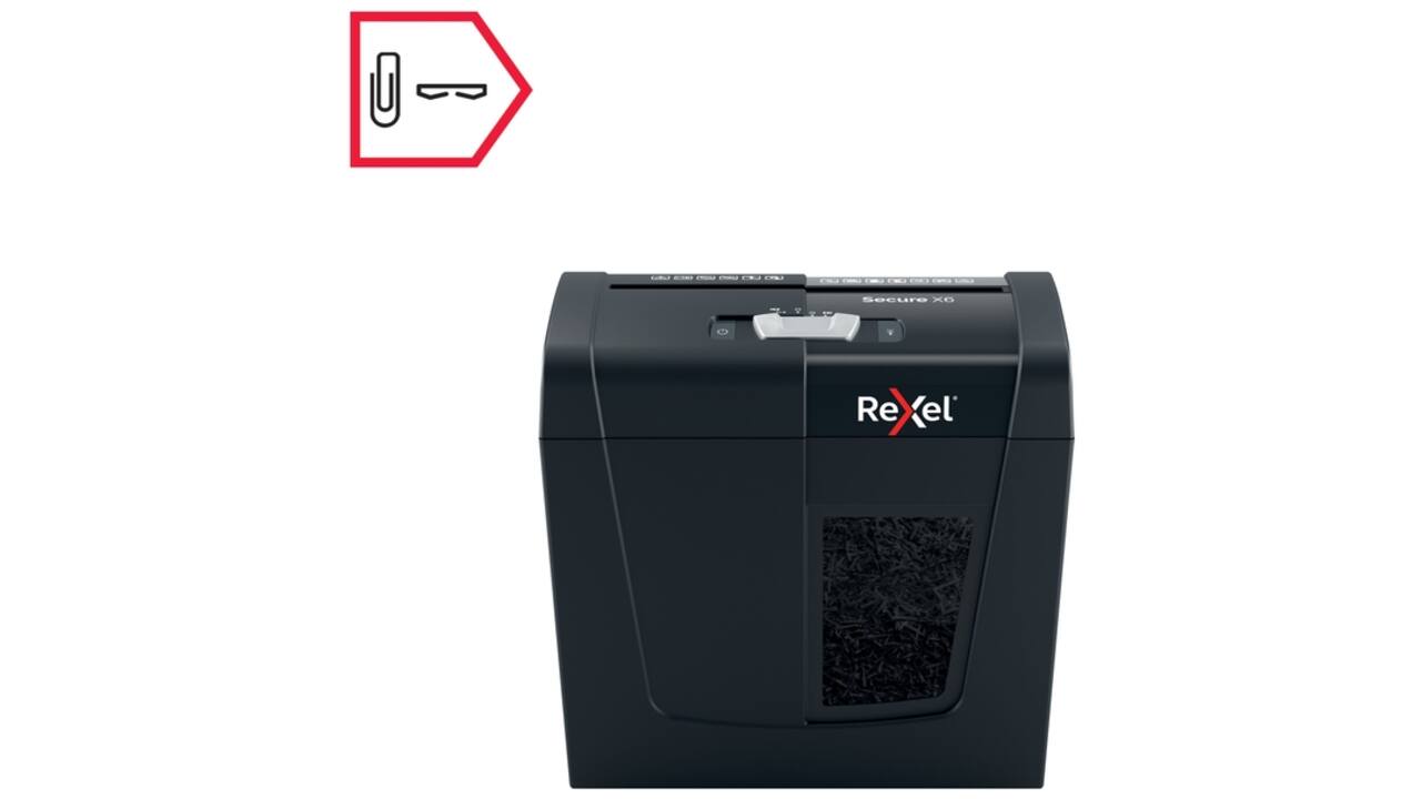 Papiervernietiger Rexel Secure X6 snippers 4x40mm