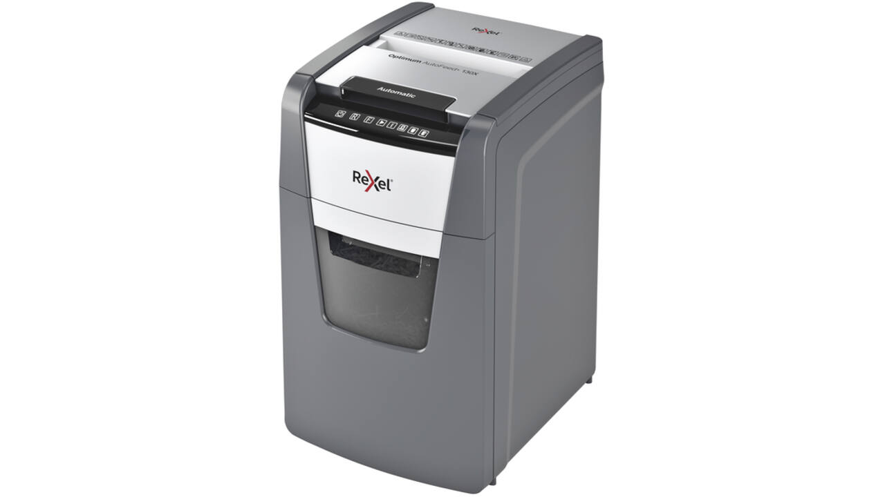 Papiervernietiger Rexel Optimum Auto+ 130X P4 snippers 4x28mm